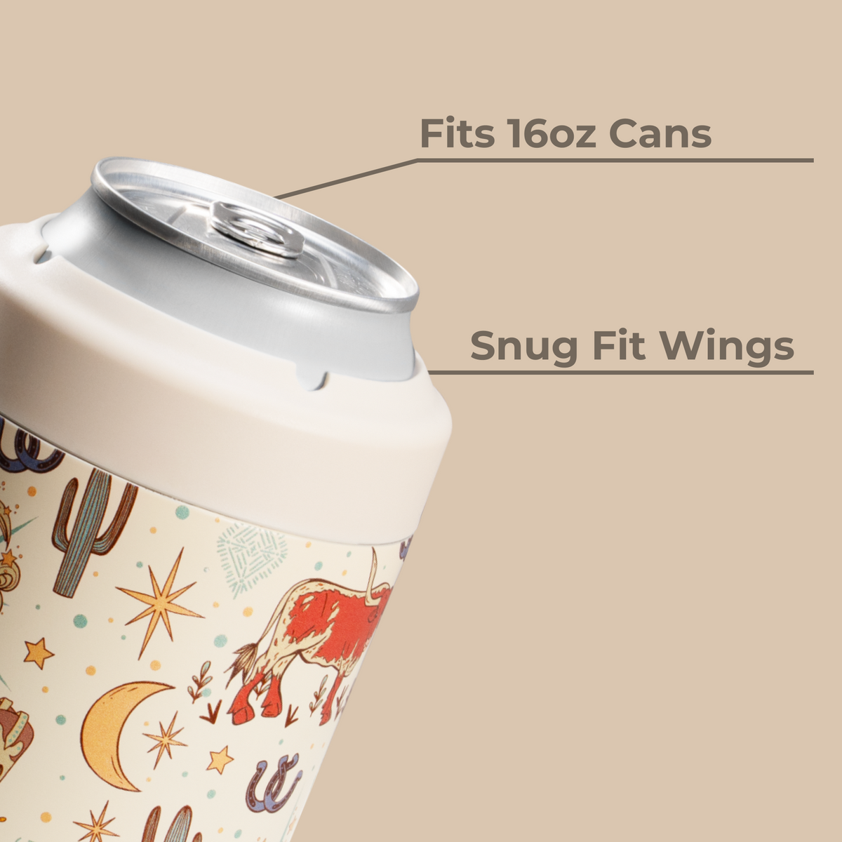 Rodeo - Standard 16oz Can Cooler Can Cooler (16oz)