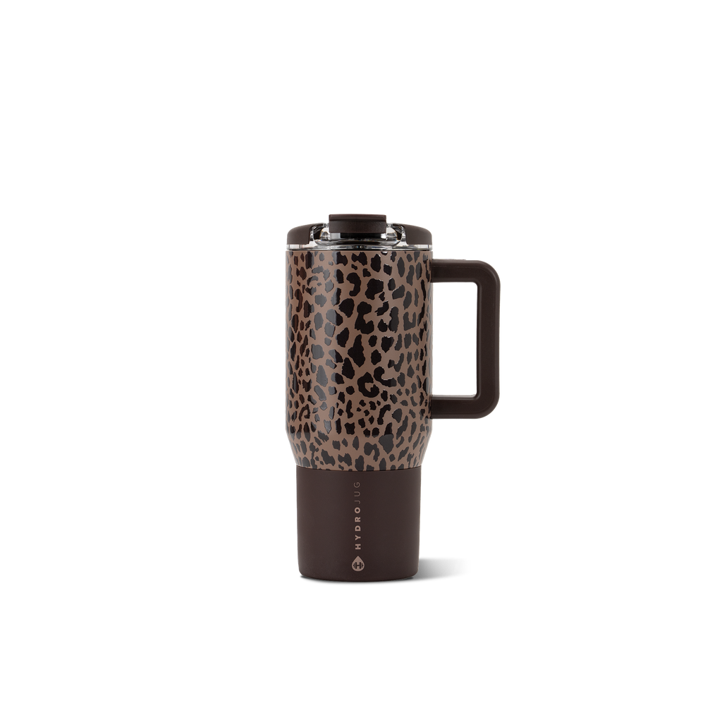 Brown Leopard - Coffee Traveler 20oz