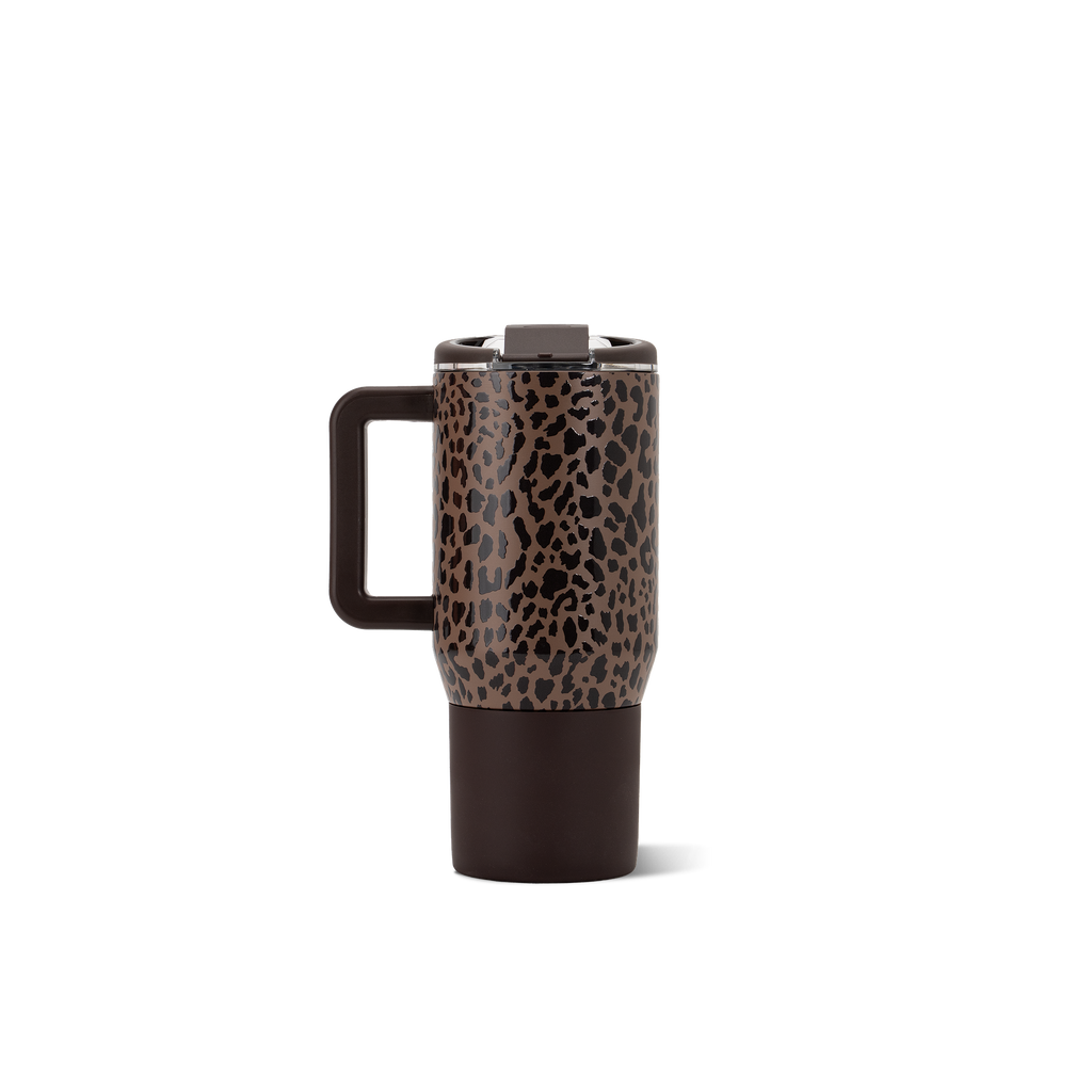 Brown Leopard - Coffee Traveler 20oz