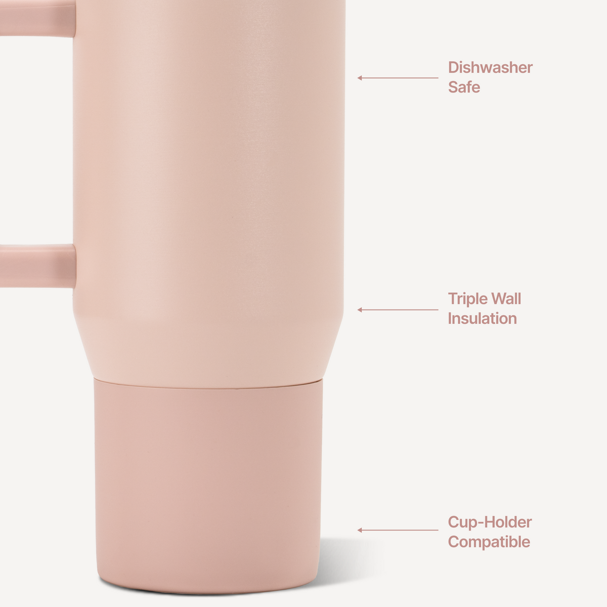 Dusty Rose - Coffee Traveler 20oz