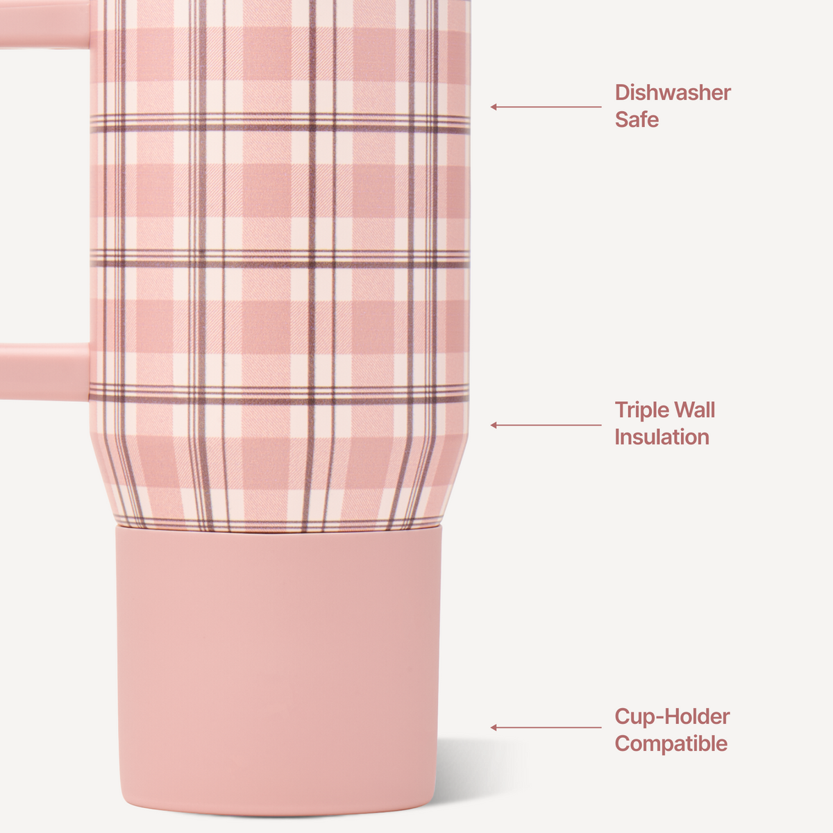 Pillow Talk Plaid - Coffee Traveler 20oz