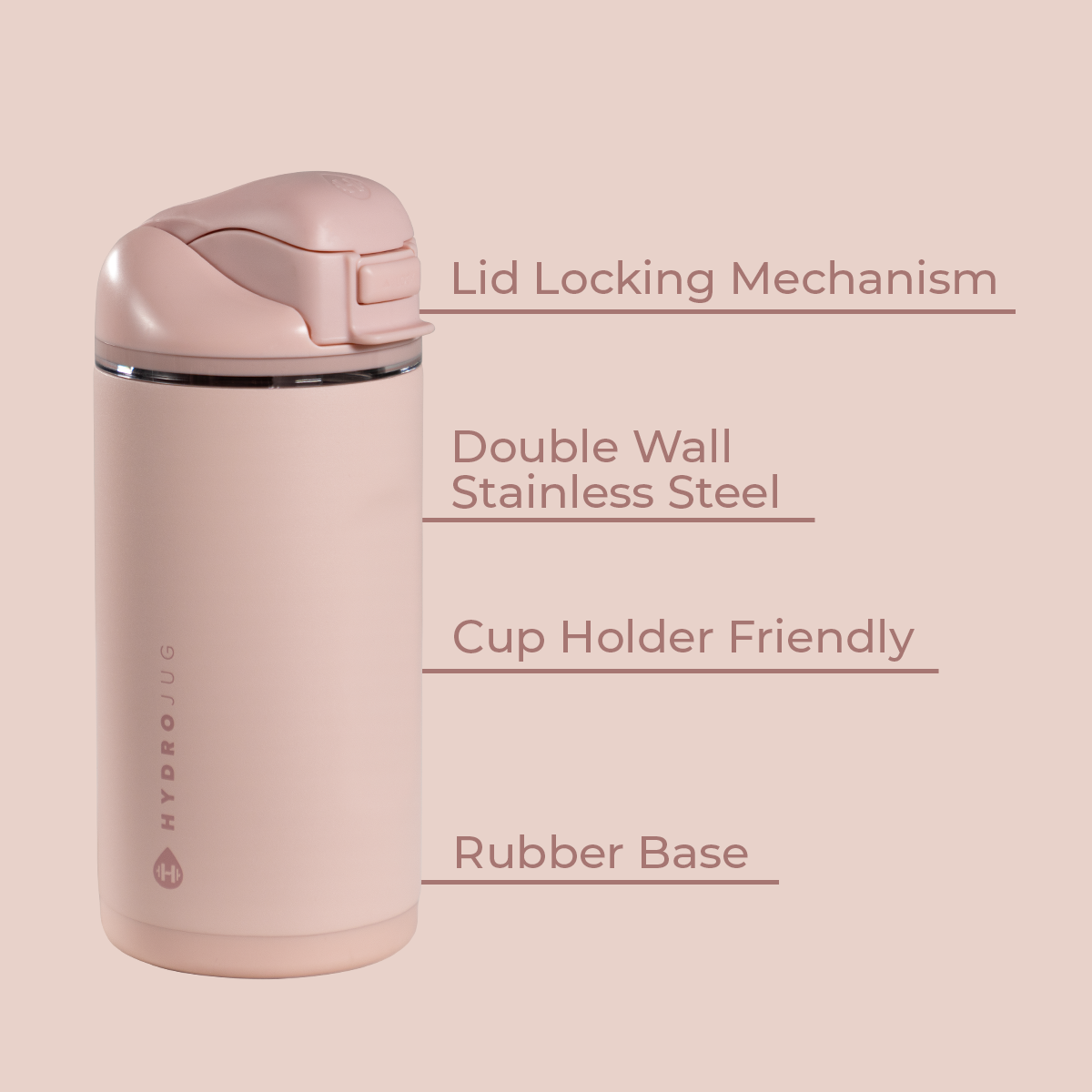 Dusty Rose - Ease2o 14oz Ease2o (14oz)