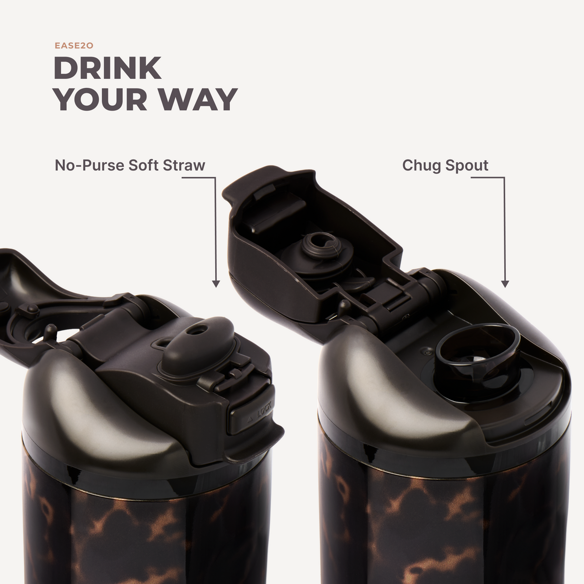 Mocha Tortoise - Ease2o 14oz Ease2o (14oz)