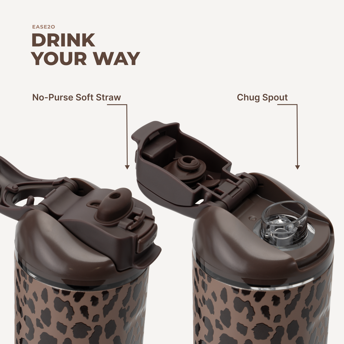 Brown Leopard - Ease2o 24oz Ease2o (24oz)