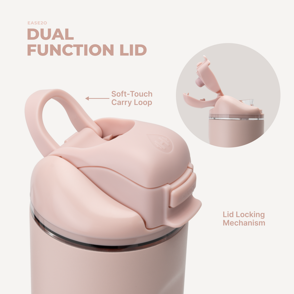 Dusty Rose - Ease2o 24oz Ease2o (24oz)