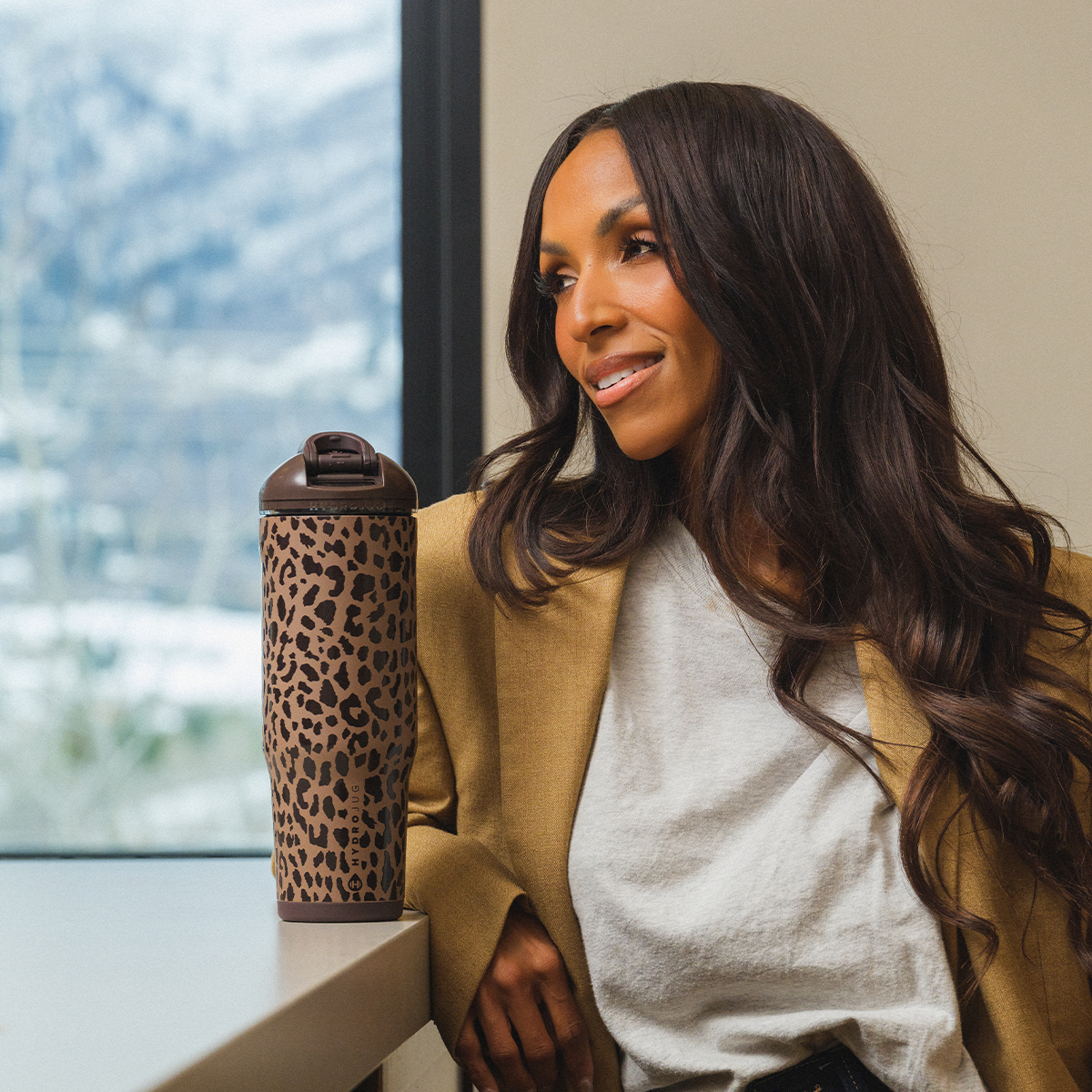 Brown Leopard Ease2o (32oz)