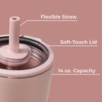 Dusty Rose - Everyday Tumbler 14oz