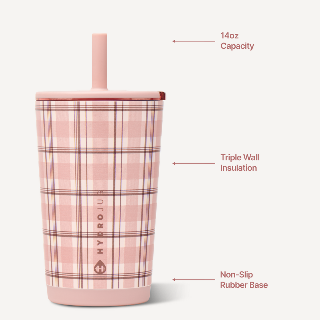 Pillow Talk Plaid - Everyday Tumbler 14oz