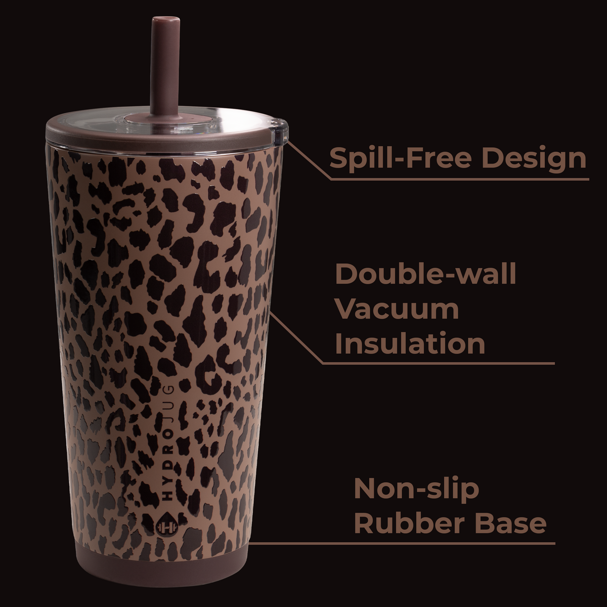 Brown Leopard - Everyday Tumbler 20oz