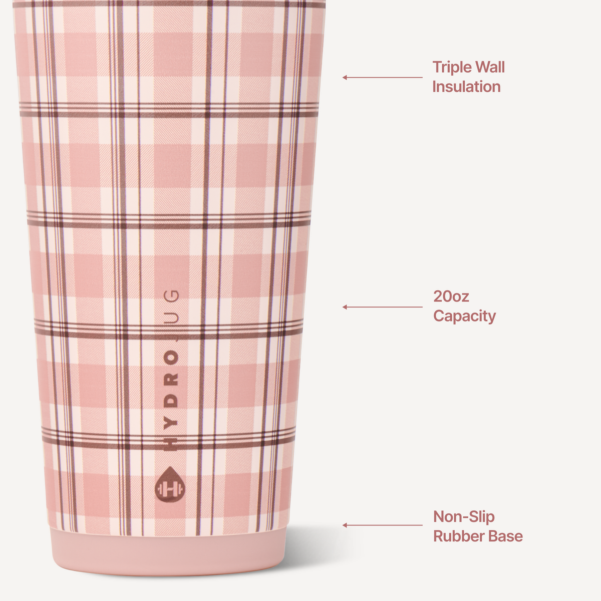 Pillow Talk Plaid - Everyday Tumbler 20oz
