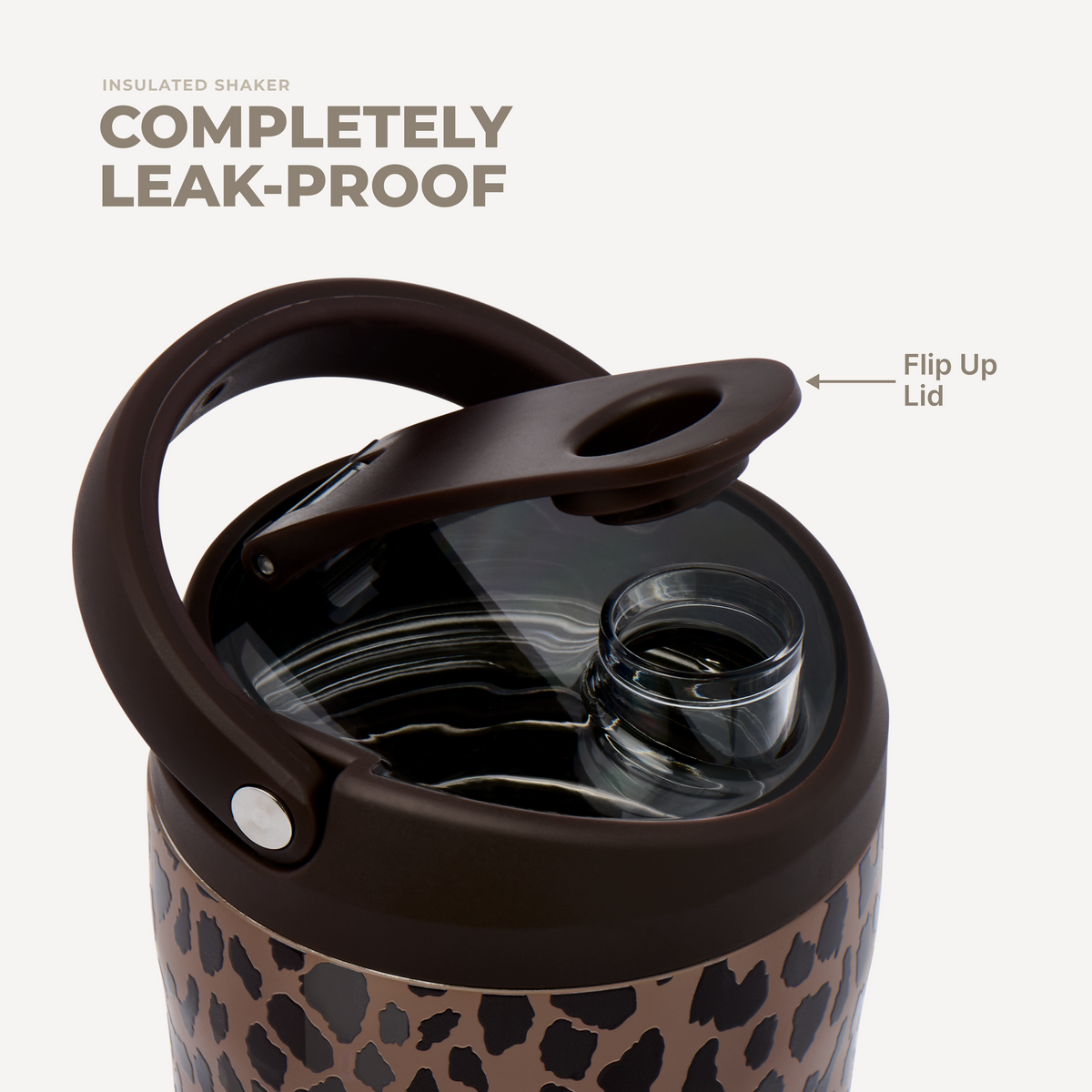 Brown Leopard - Insulated Shaker Insulated Shaker (24oz)