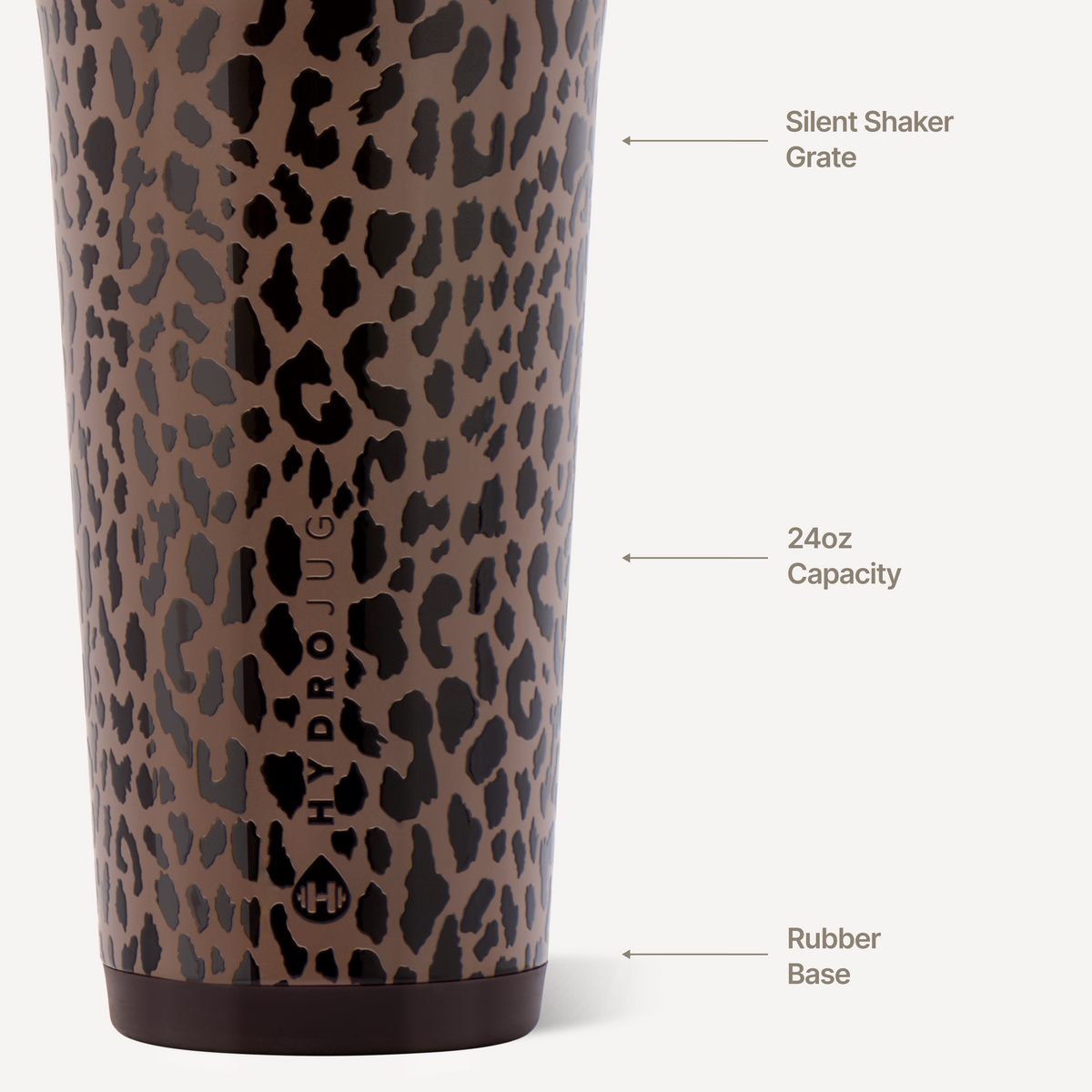 Brown Leopard - Insulated Shaker Insulated Shaker (24oz)