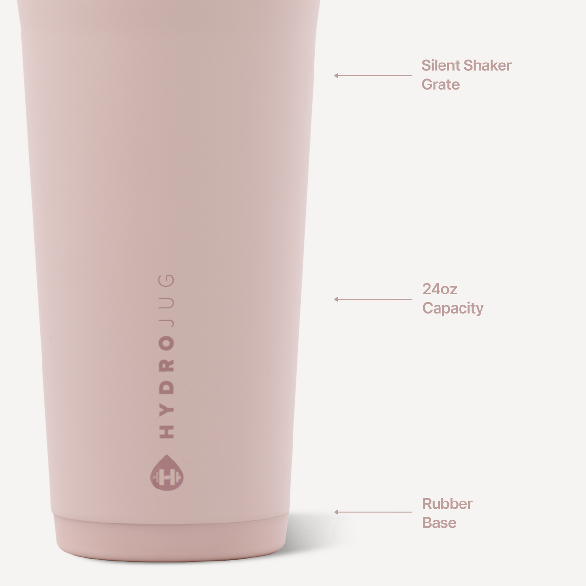 Dusty Rose - Insulated Shaker Insulated Shaker (24oz)