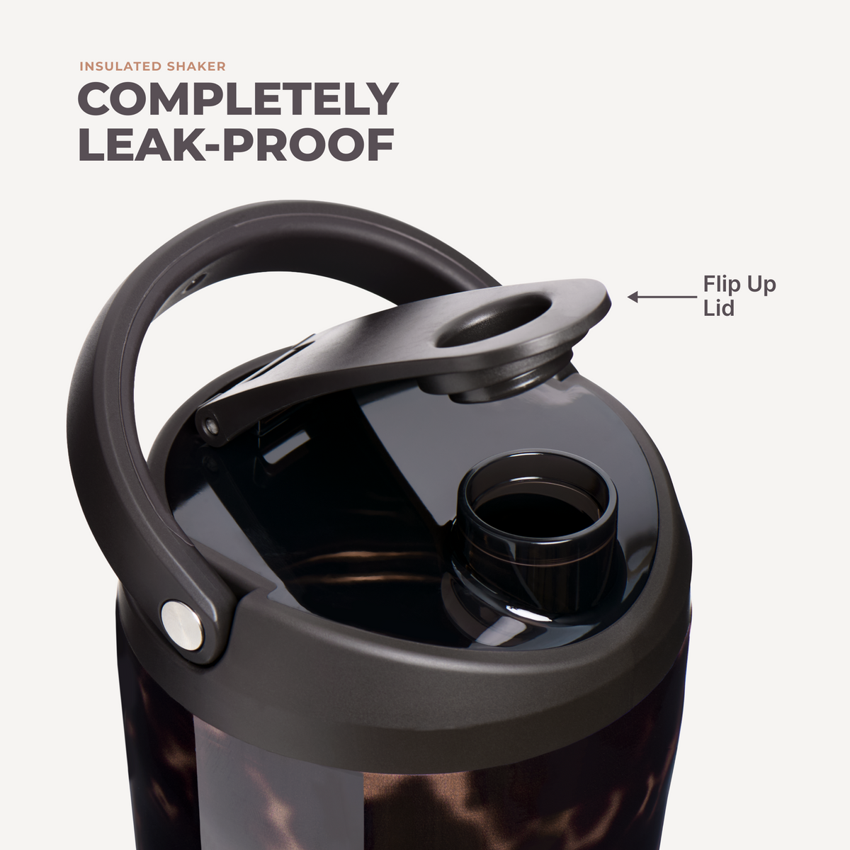 Mocha Tortoise - Insulated Shaker Insulated Shaker (24oz)