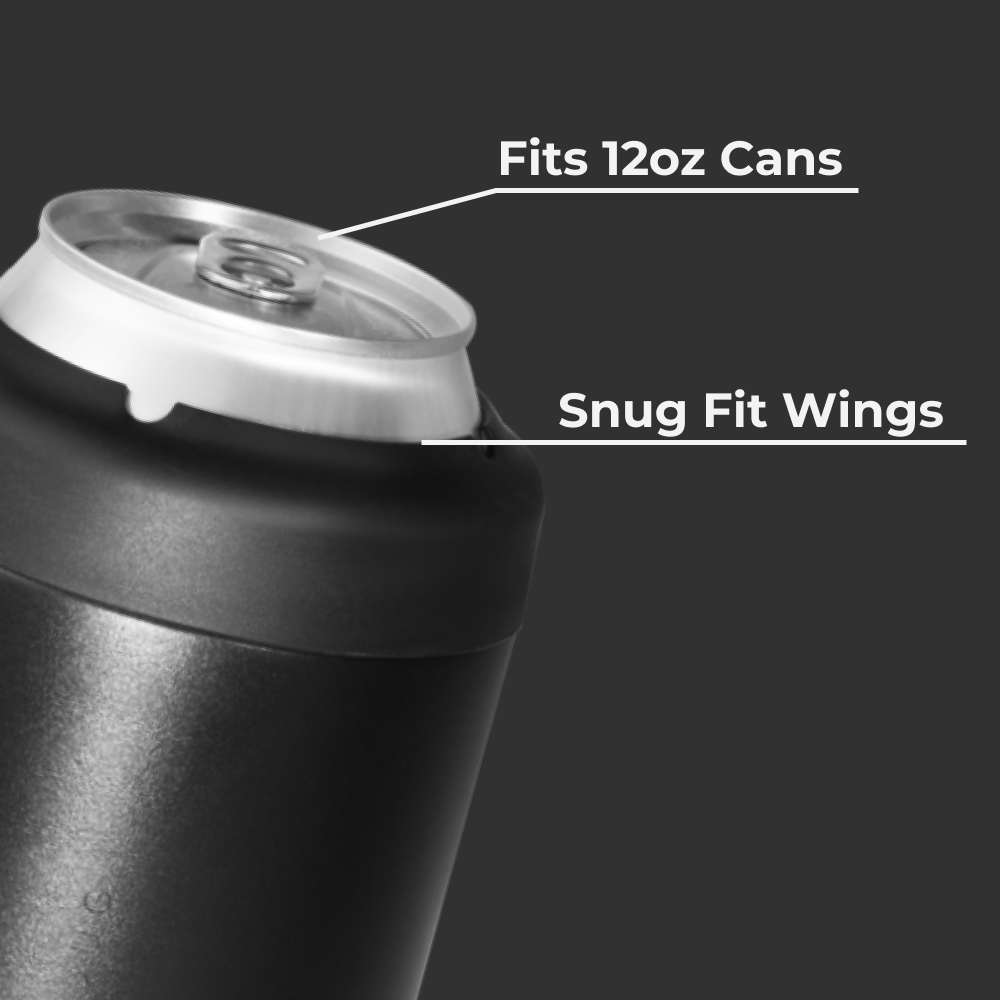 Black - Standard Can Cooler Can Cooler (Standard)