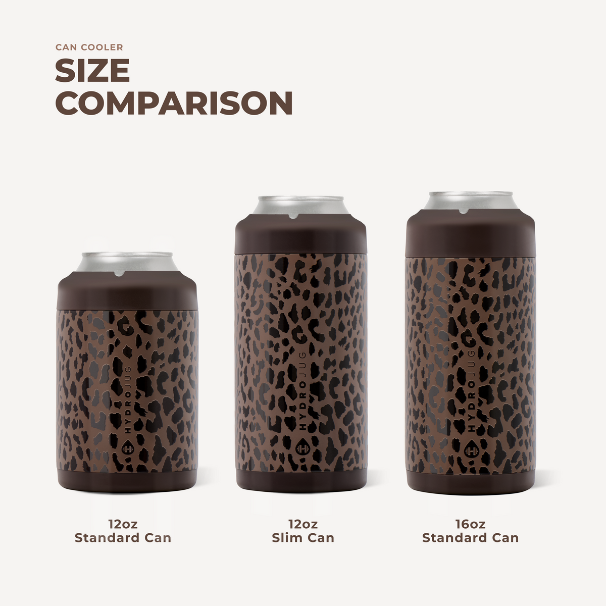 Brown Leopard - Standard Can Cooler Can Cooler (Standard)