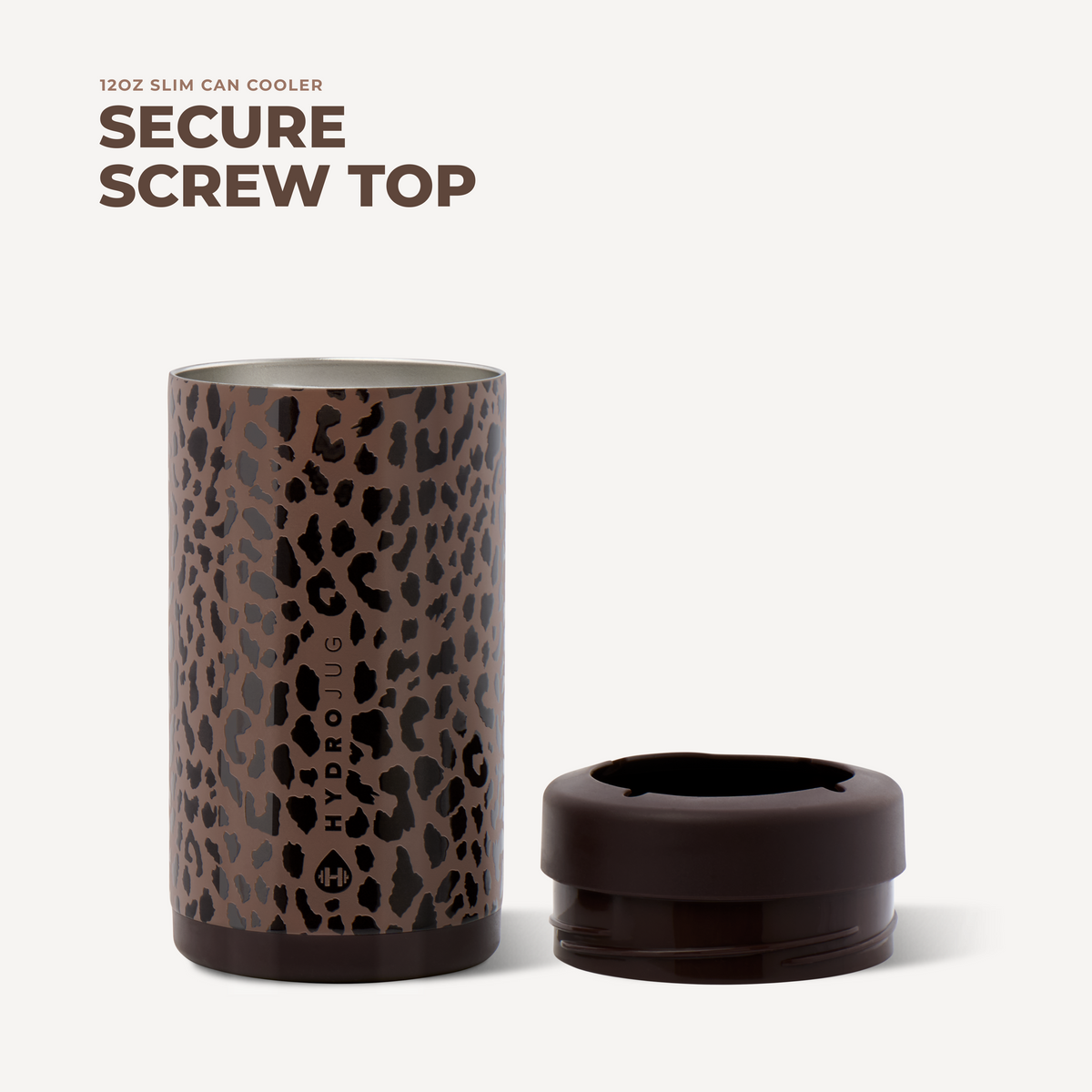 Brown Leopard - Slim Can Cooler Can Cooler (Slim)