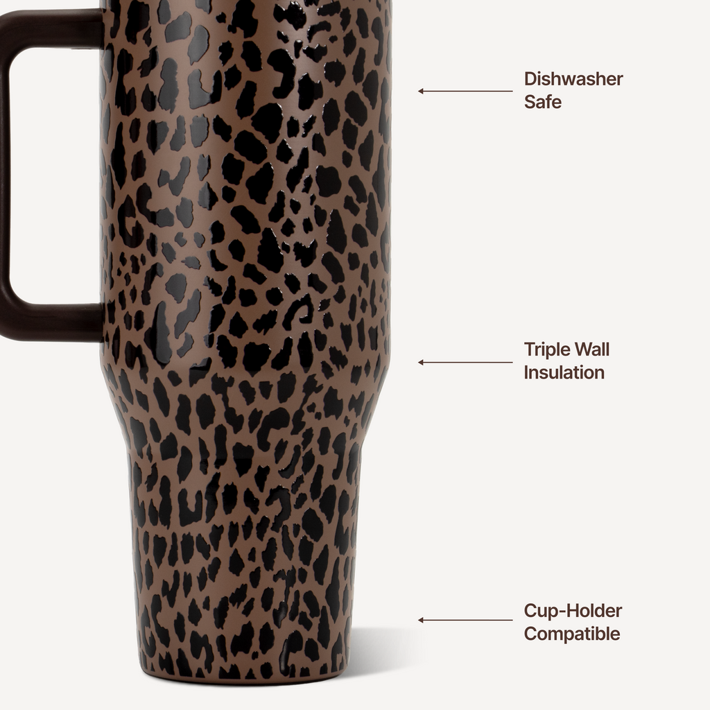 Brown Leopard Traveler (40oz)