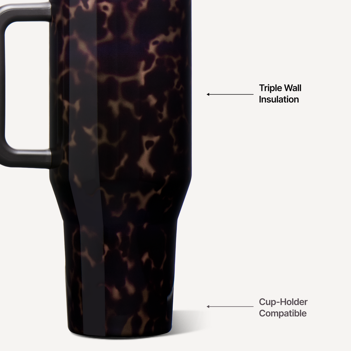 Mocha Tortoise Traveler (40oz)