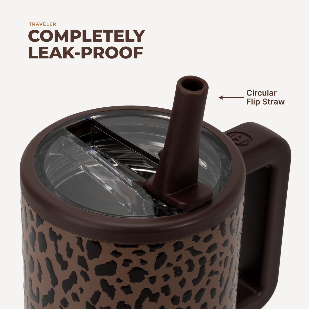 Brown Leopard Traveler (20oz)