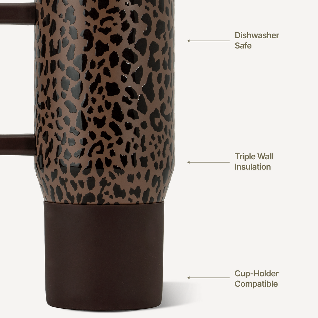 Brown Leopard Traveler (20oz)