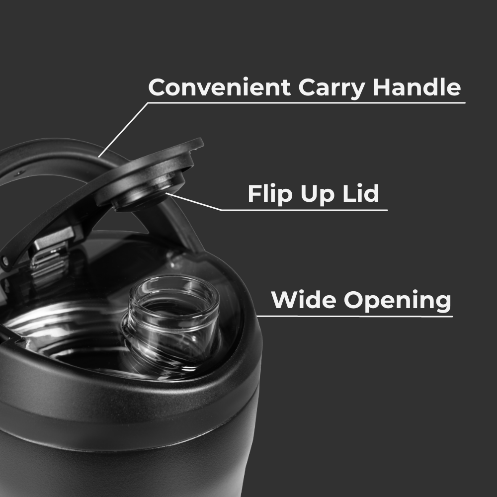 Black - Insulated Shaker Insulated Shaker (24oz)